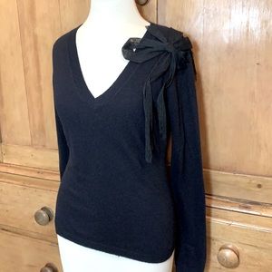 Red Valentino black wool/cashmere  blend sweater